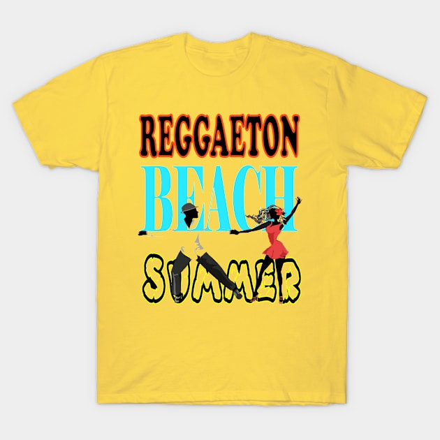 Reggaeton Beach Sammer 2020 T-shirt T-Shirt by DOUHALY